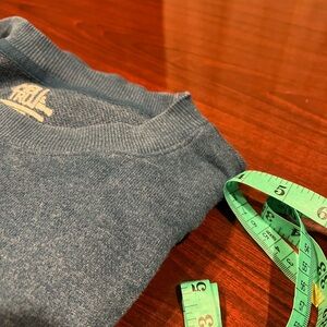 Large Women’s Teal Blue Crewneck Pullover Sweater